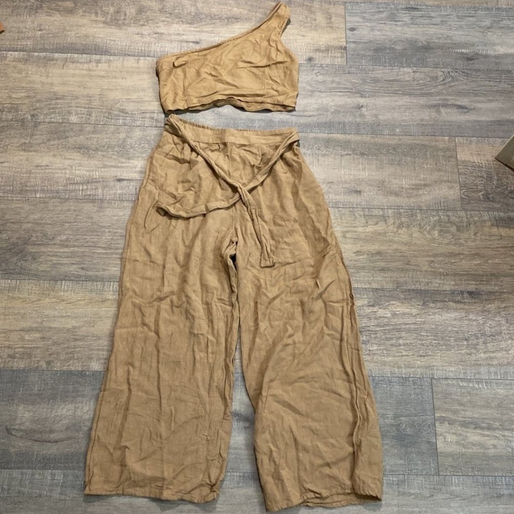Zara Like Matching Linen Set - image 1